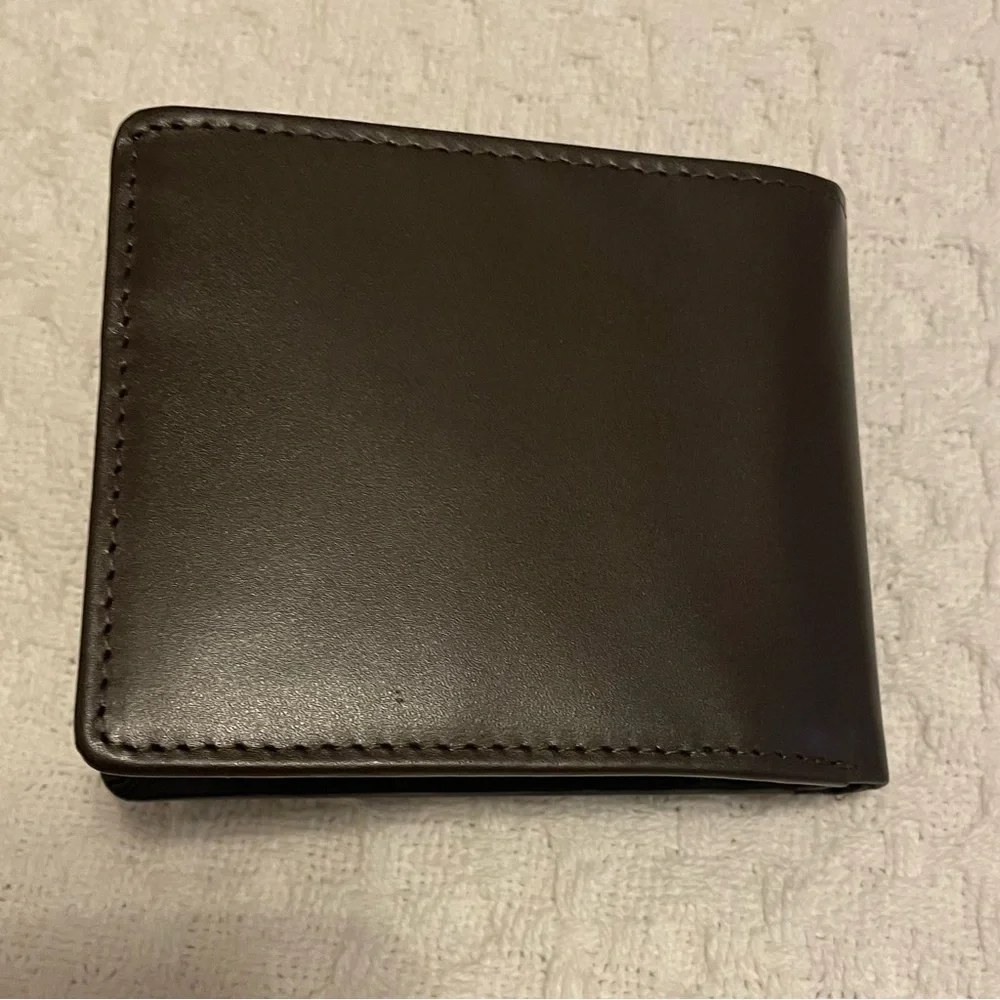 Alpine Swiss Dark Brown Leather‎ Card Holder